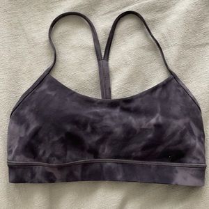 Lululemon Flow Y Bra Diamond Dye Blue/Grey